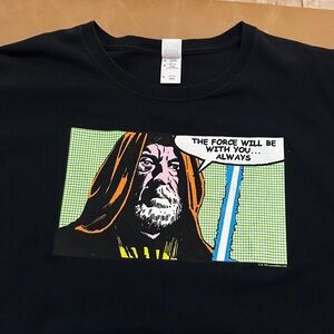 Fruit of the Loom Black Graphic Tee